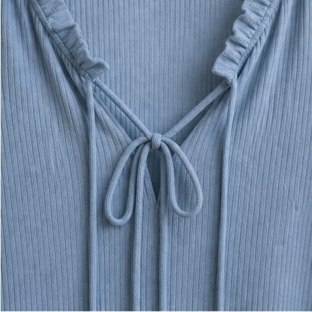 Blue Cami Blouse - Picture 4 of 6